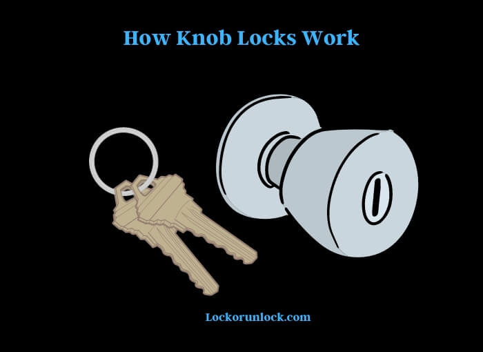 how knob locks work