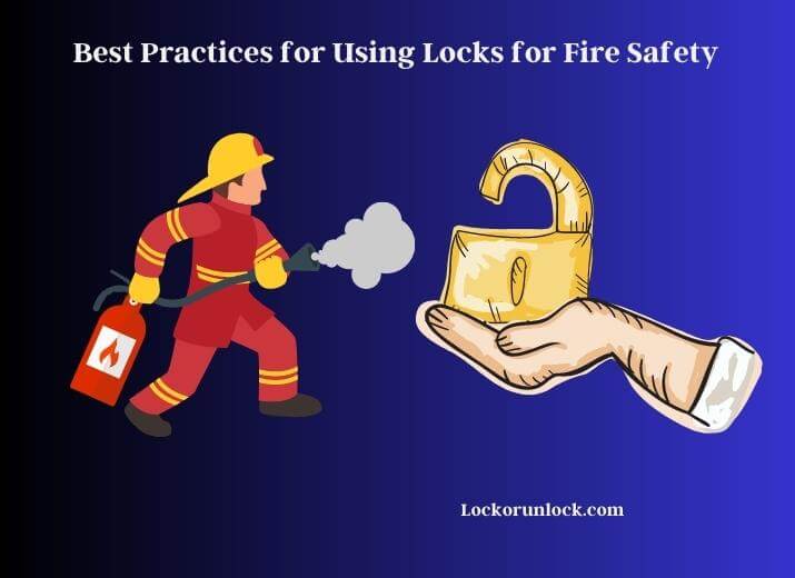 best practices for using locks for fire safety