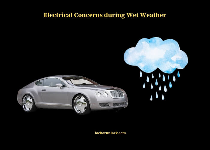 electrical concerns during wet weather