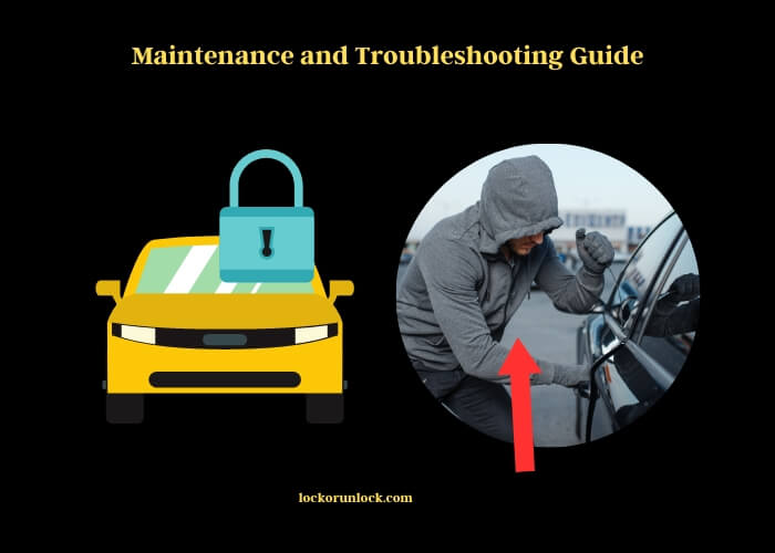 maintenance and troubleshooting guide