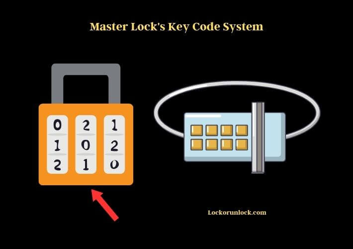 master lock's key code system