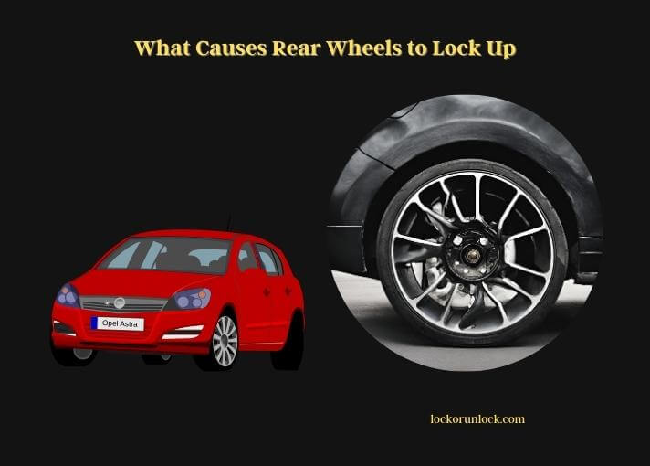 what causes rear wheels to lock up