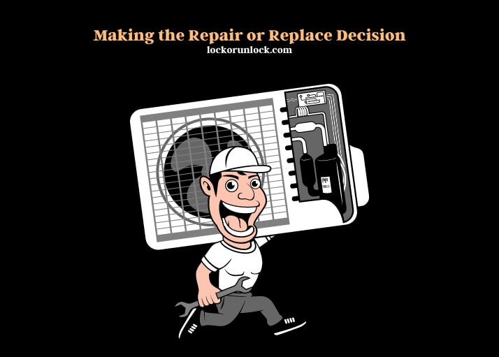 making the repair or replace decision