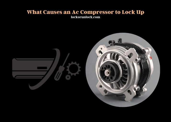 what causes an ac compressor to lock up